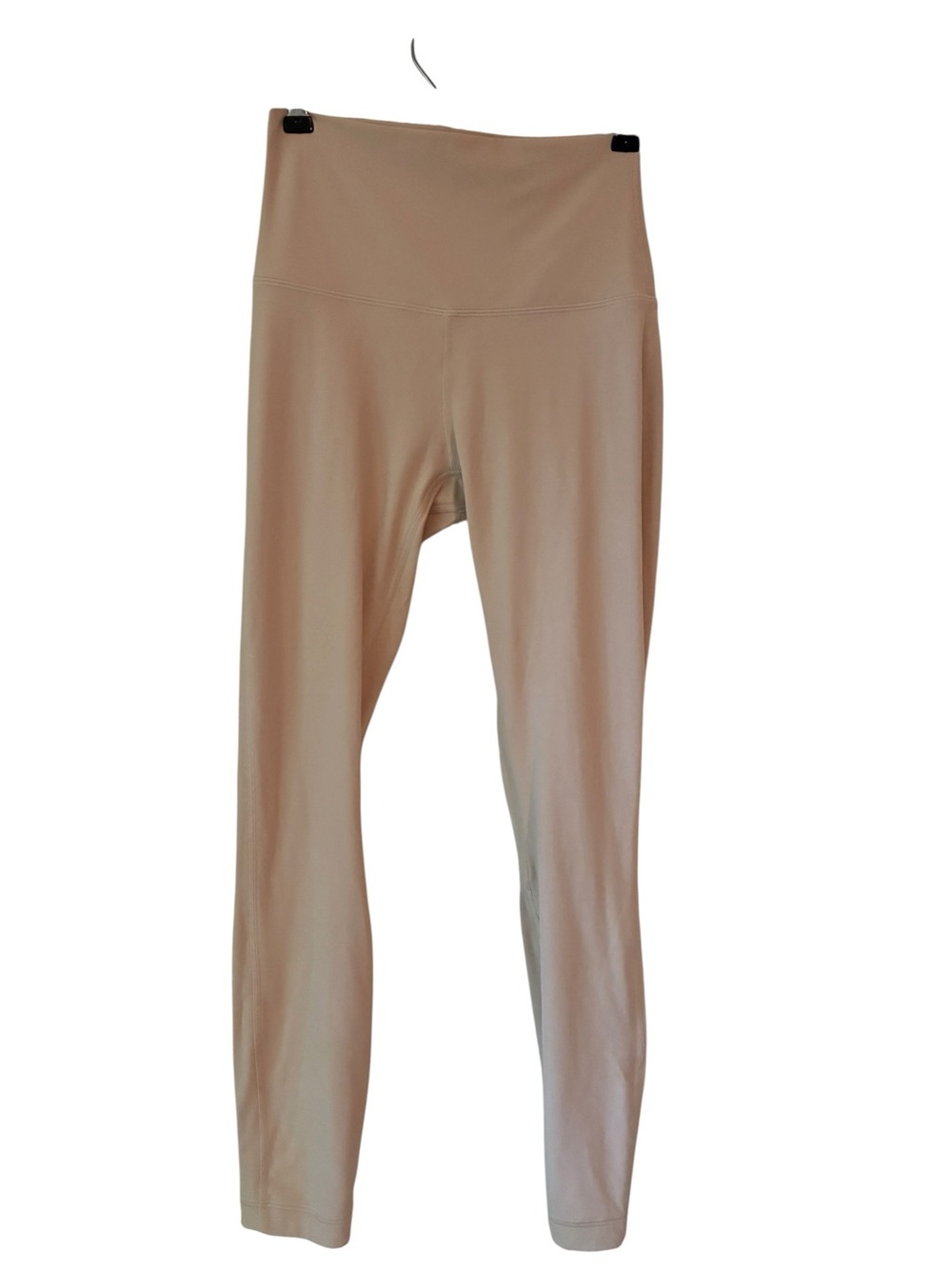 Lululemon Cropped Yoga Leggings Size 4 Nude Tan Contour 21" Inseam W5CTCS